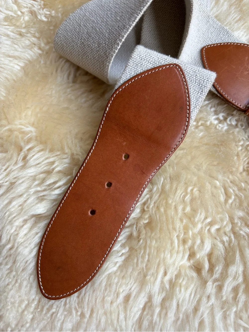 Vintage 80’s Laura Ashley Leather Belt
